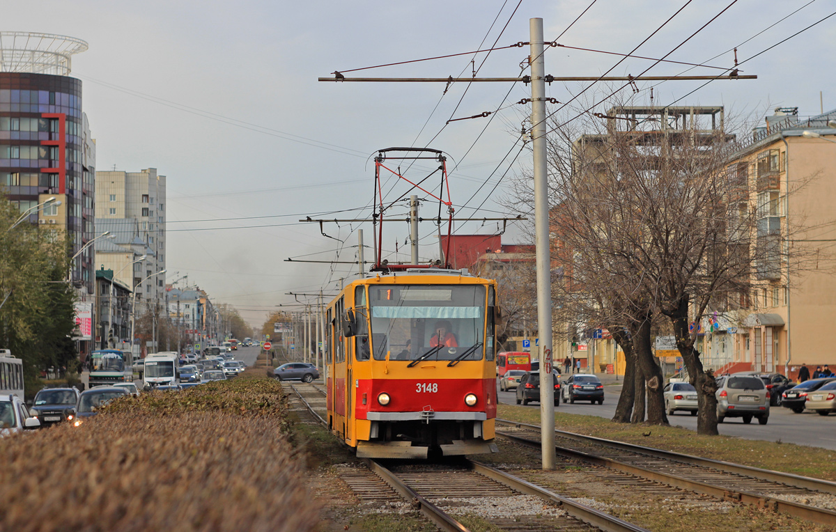 Барнаул, Tatra T6B5SU № 3148