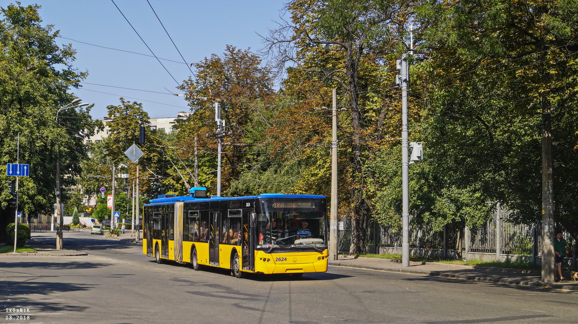 Киев, ЛАЗ E301D1 № 2624