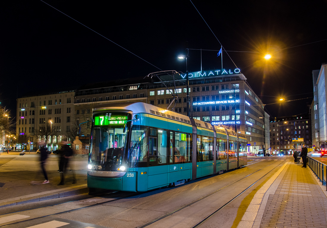 Helsinki — Espo, Bombardier Variotram MLRV2 № 238 Helsinki — Espo, Bombardier Variotram MLRV2 № 238