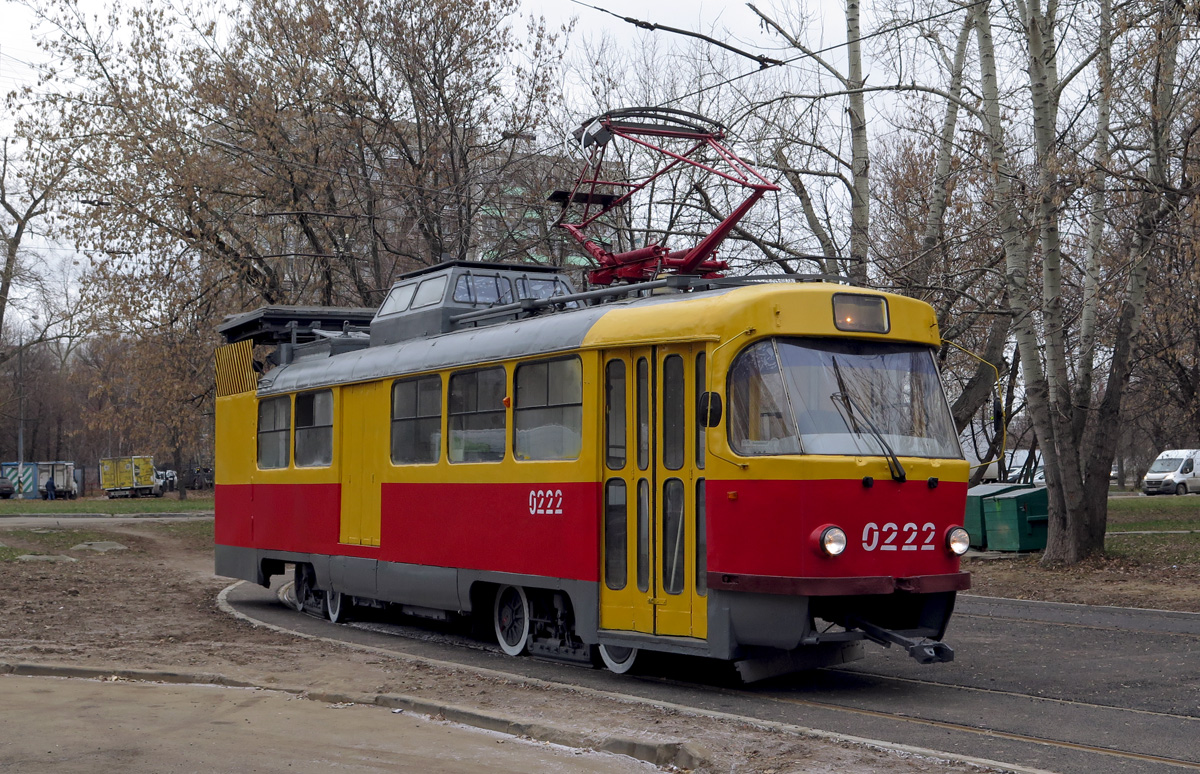 Москва, Tatra T3SU № 0222