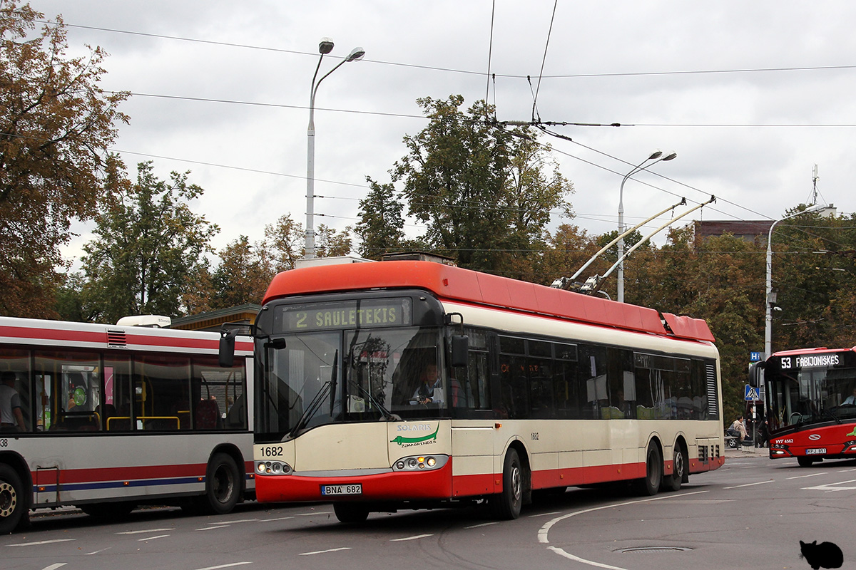 Вильнюс, Solaris Trollino II 15 AC № 1682