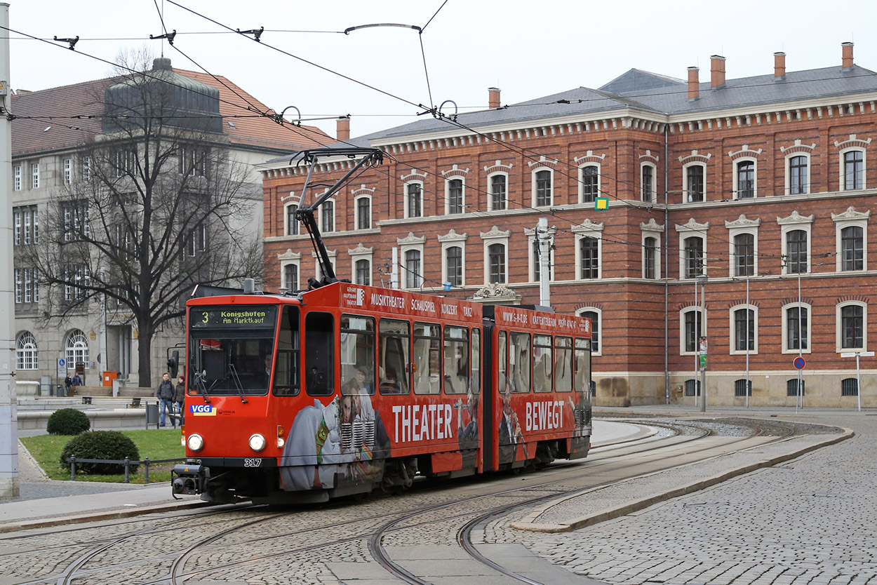 Görlitz, Tatra KT4DC č. 317 Görlitz, Tatra KT4DC č. 317