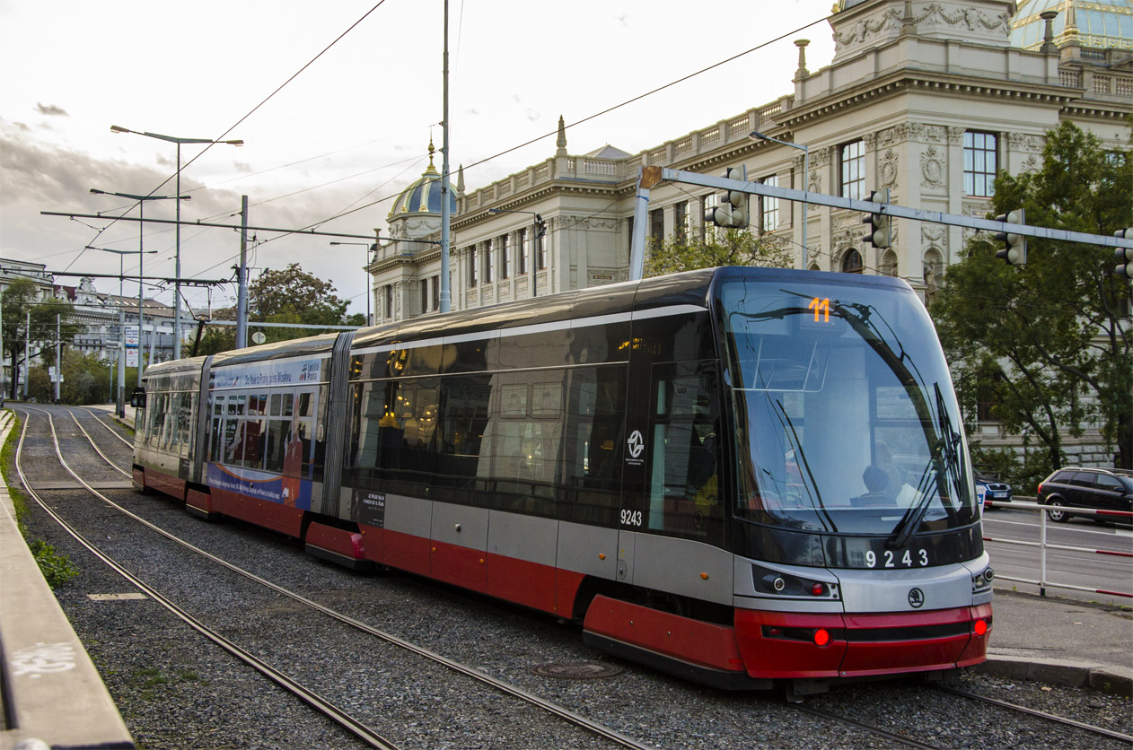 Прага, Škoda 15T3B ForCity Alfa Praha № 9243