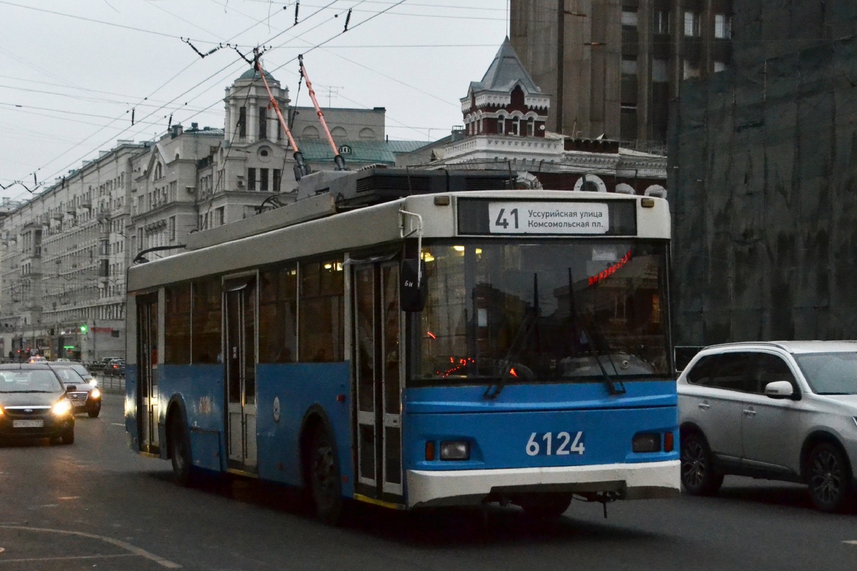 Москва, Тролза-5275.05 «Оптима» № 6124