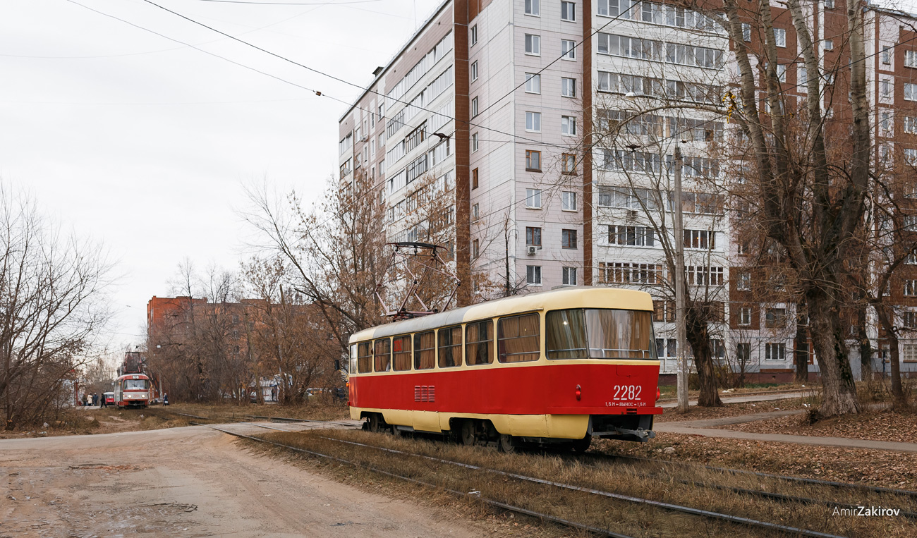 Ижевск, Tatra T3SU (двухдверная) № 2282