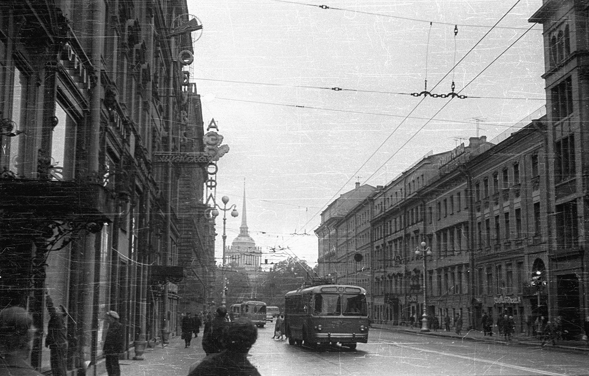 Санкт-Петербург — Исторические фотографии троллейбусов