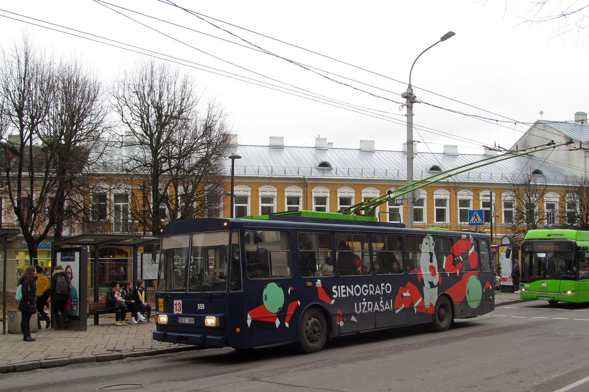 Каунас, Škoda 14Tr01 № 355
