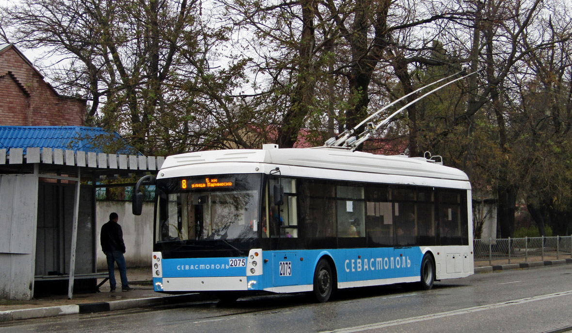 Севастополь, Тролза-5265.03 «Мегаполис» № 2075 Севастополь, Тролза-5265.03 «Мегаполис» № 2075