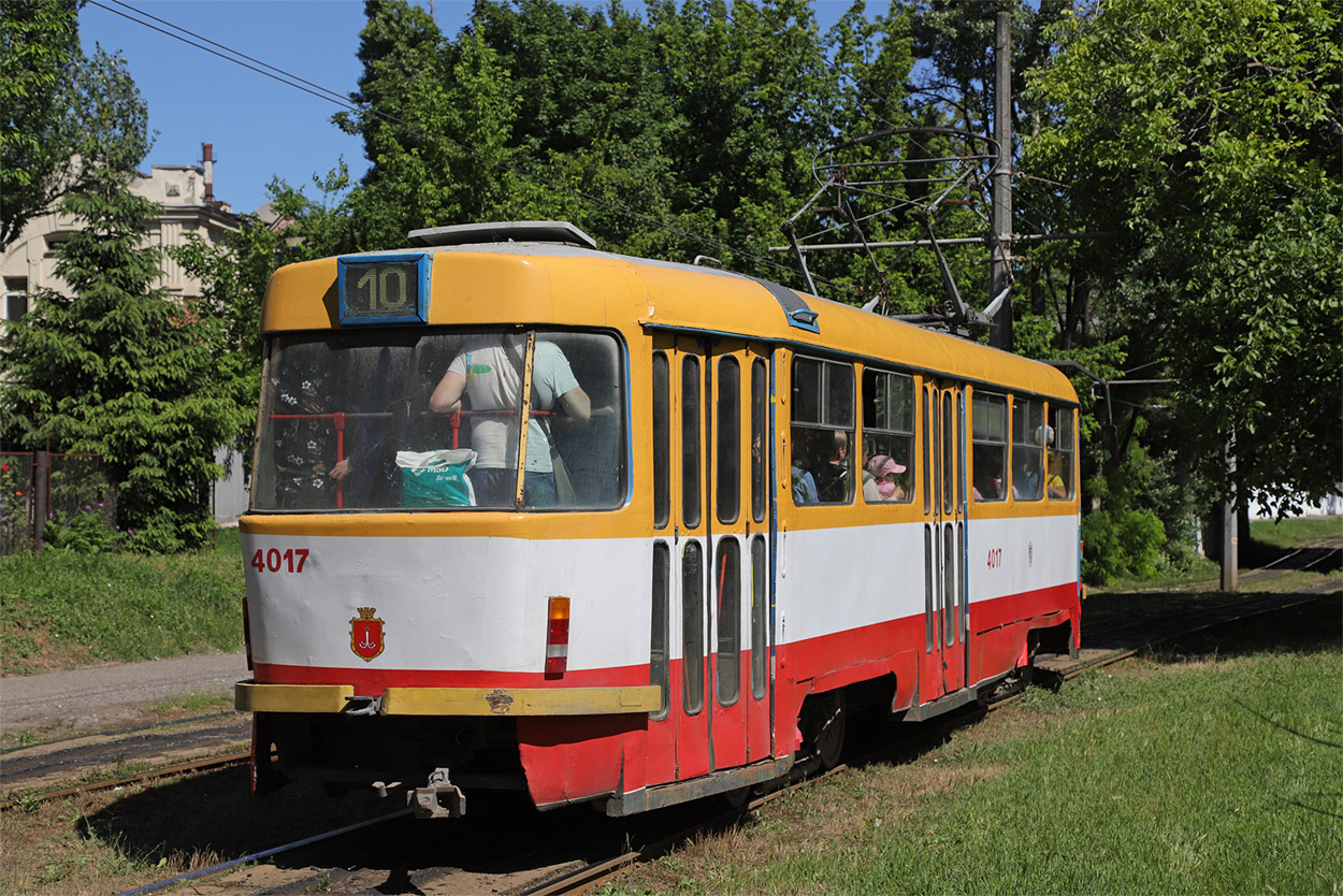 Одесса, Tatra T3R.P № 4017