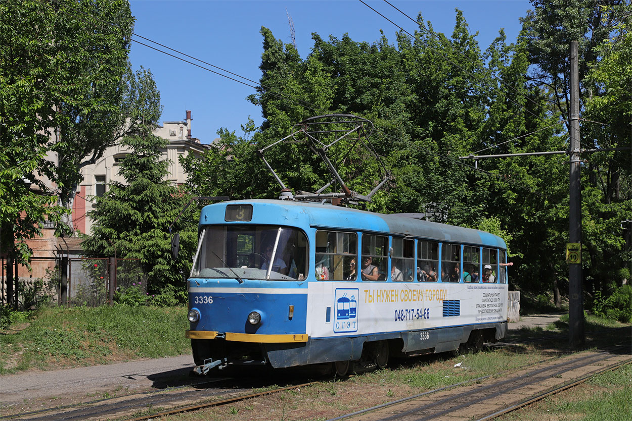 Одесса, Tatra T3R.P № 3336