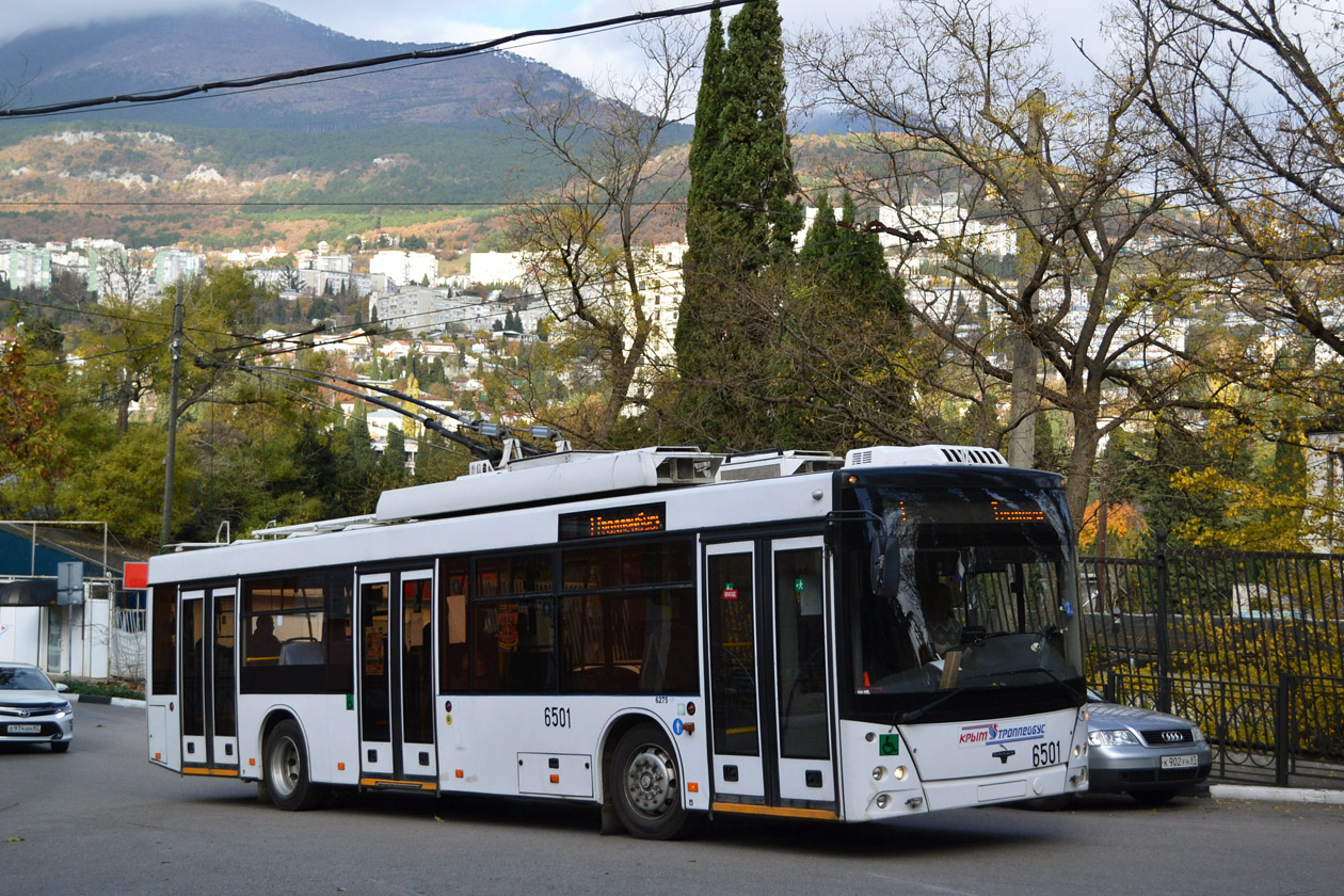 Крымский троллейбус, СВАРЗ-МАЗ-6275 № 6501