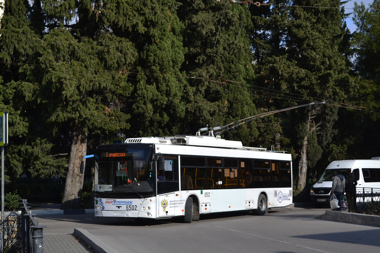 Крымский троллейбус, СВАРЗ-МАЗ-6275 № 6502