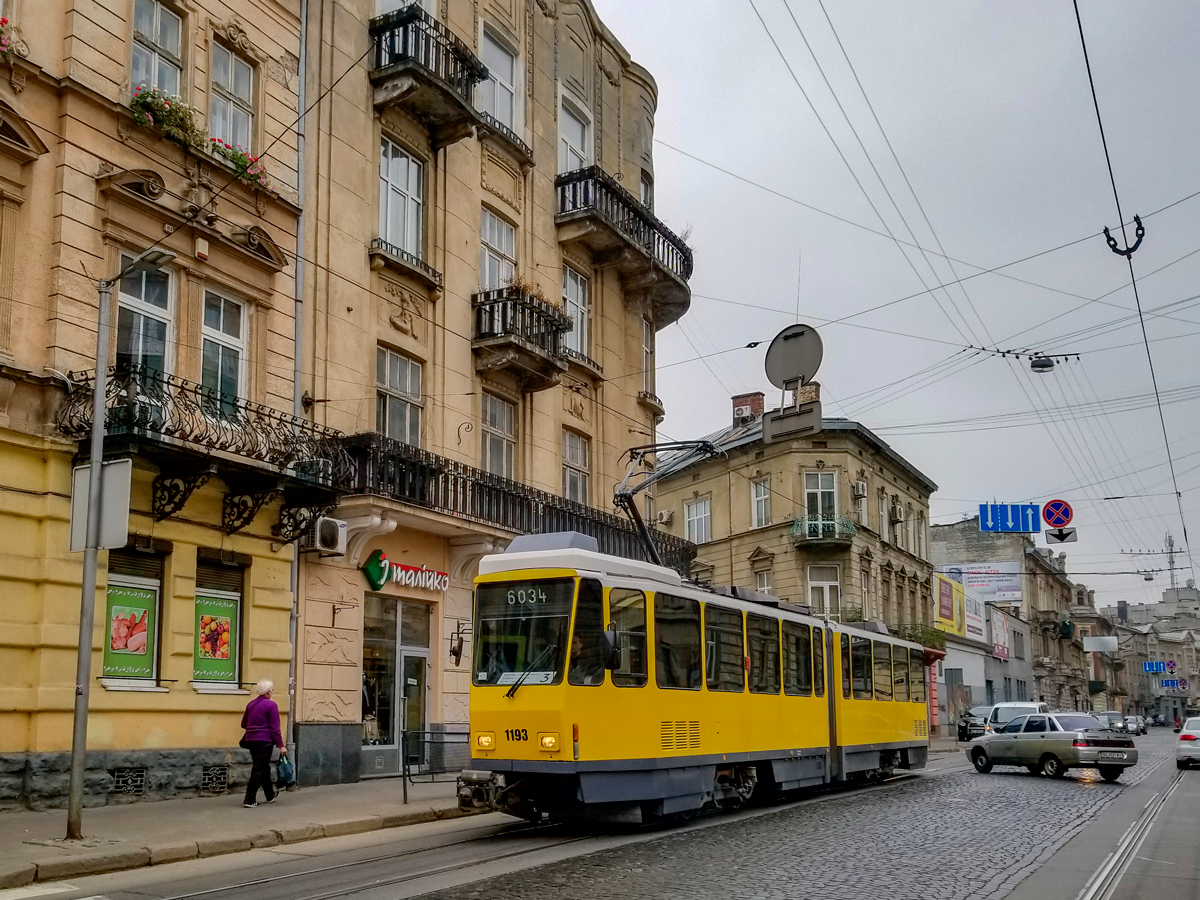Львов, Tatra KT4DM № 1193