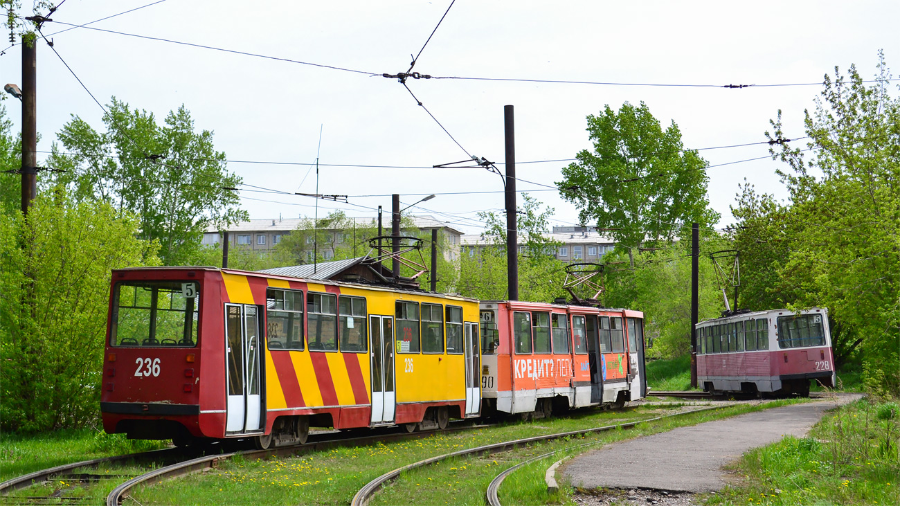 Красноярск, 71-605А № 236; Красноярск, 71-605А № 228