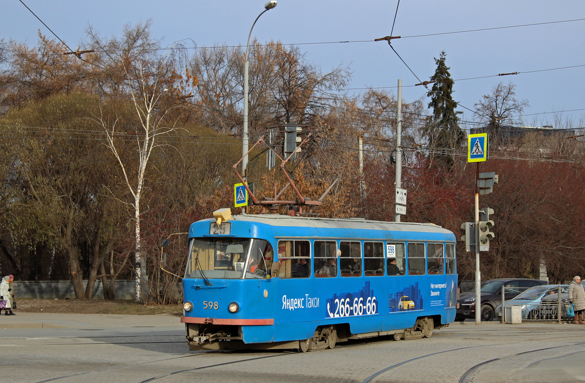 Екатеринбург, Tatra T3SU № 598