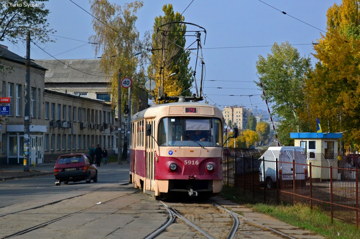 Киев, Tatra T3P № 5916