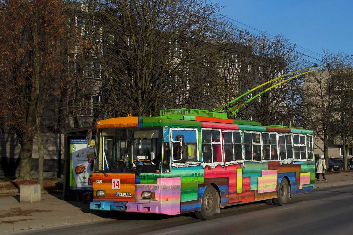 Каунас, Škoda 14Tr13/6 № 348