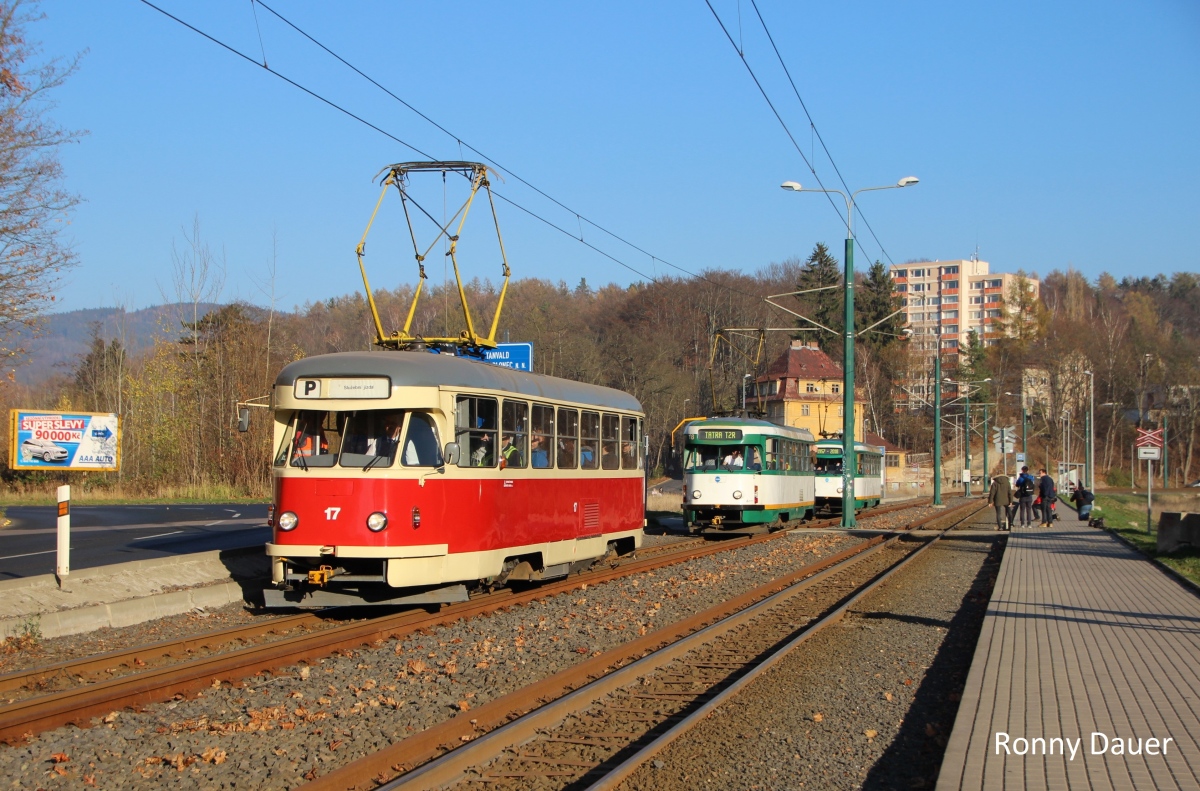Либерец ― Яблонец-над-Нисой, Tatra T2R № 17; Либерец ― Яблонец-над-Нисой — Прощание с вагонами Tatra T2R