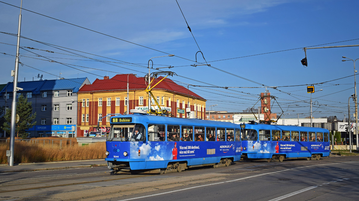 Острава, Tatra T3G № 1044; Острава, Tatra T3G № 1040
