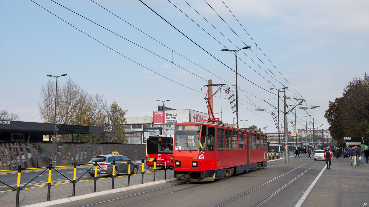 Белград, Tatra KT4YU № 2398