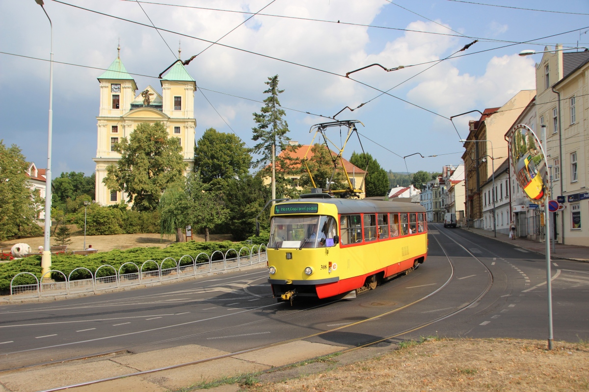Most - Litvínov, Tatra T3M.3 № 308