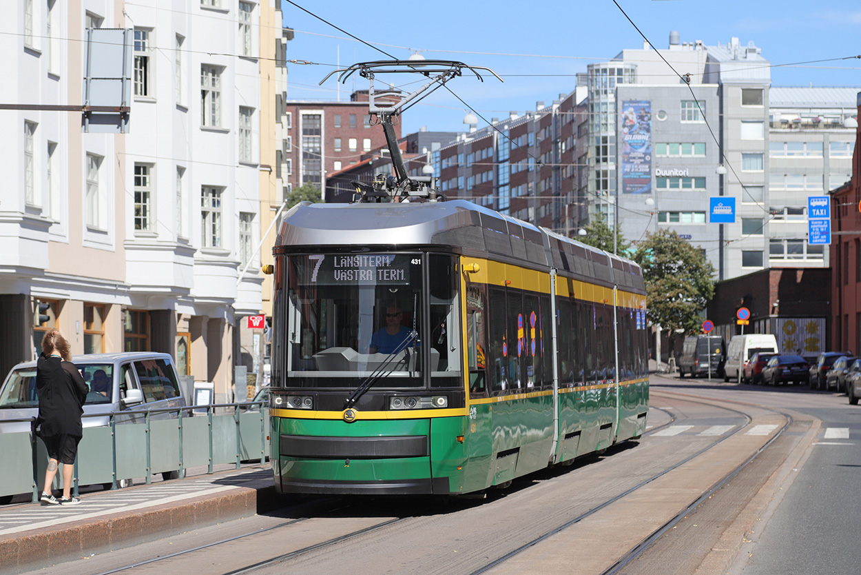 Хельсинки — Эспоо, Škoda ForCity Smart Artic MLNRV3 № 431