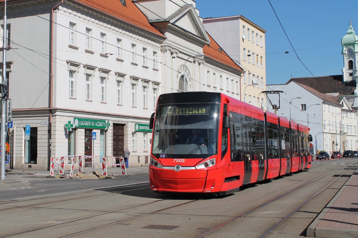 Братислава, Škoda 30T ForCity Plus № 7505