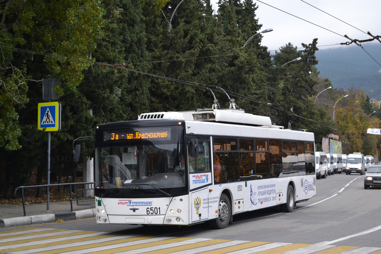 Крымский троллейбус, СВАРЗ-МАЗ-6275 № 6501
