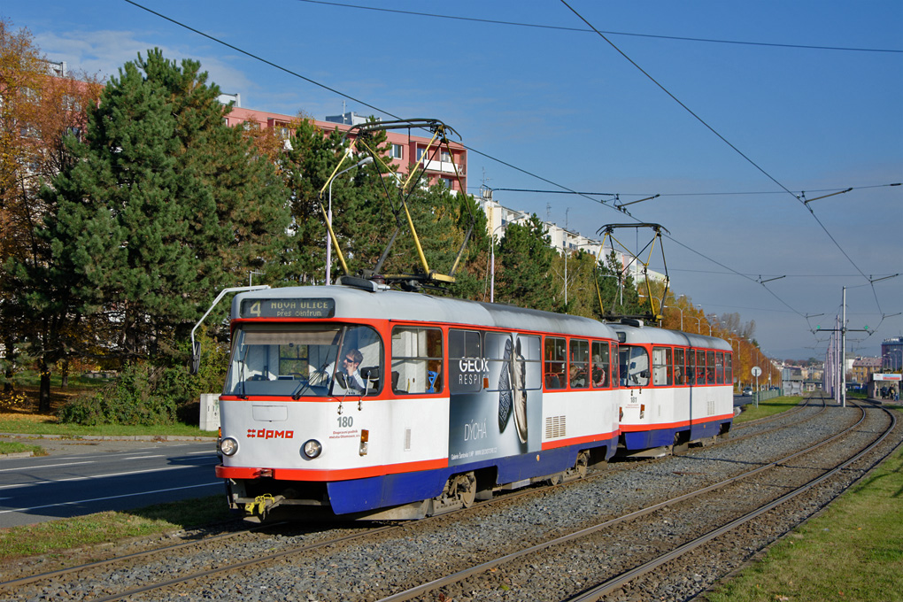 Olomouc, Tatra T3R.P # 180