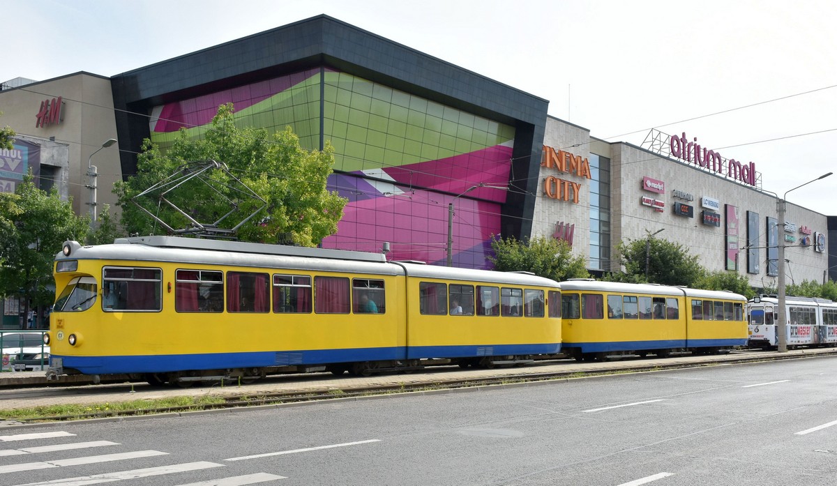 Арад, Duewag ET6 № 1014; Арад, Duewag EB6 № 1054 Арад, Duewag ET6 № 1014; Арад, Duewag EB6 № 1054