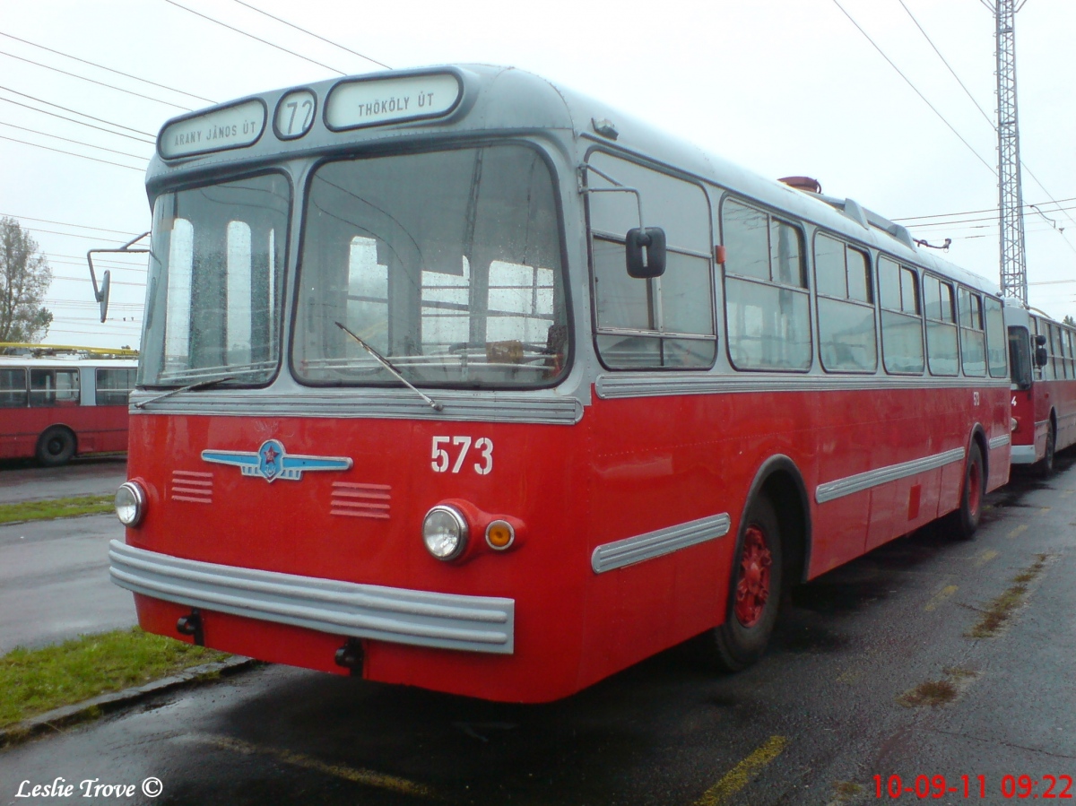 ბუდაპეშტი, ZiU-5D № 573; ბუდაპეშტი — Trolleybus depot