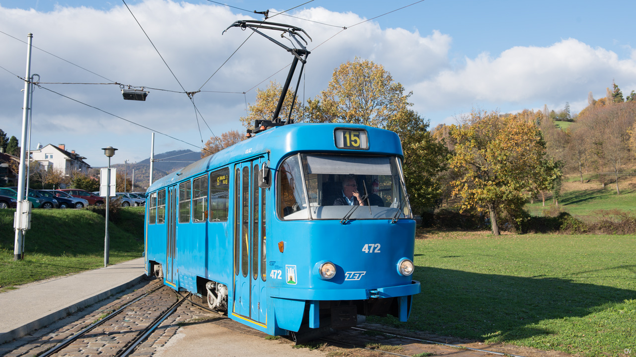 Загреб, Tatra T4YU № 472