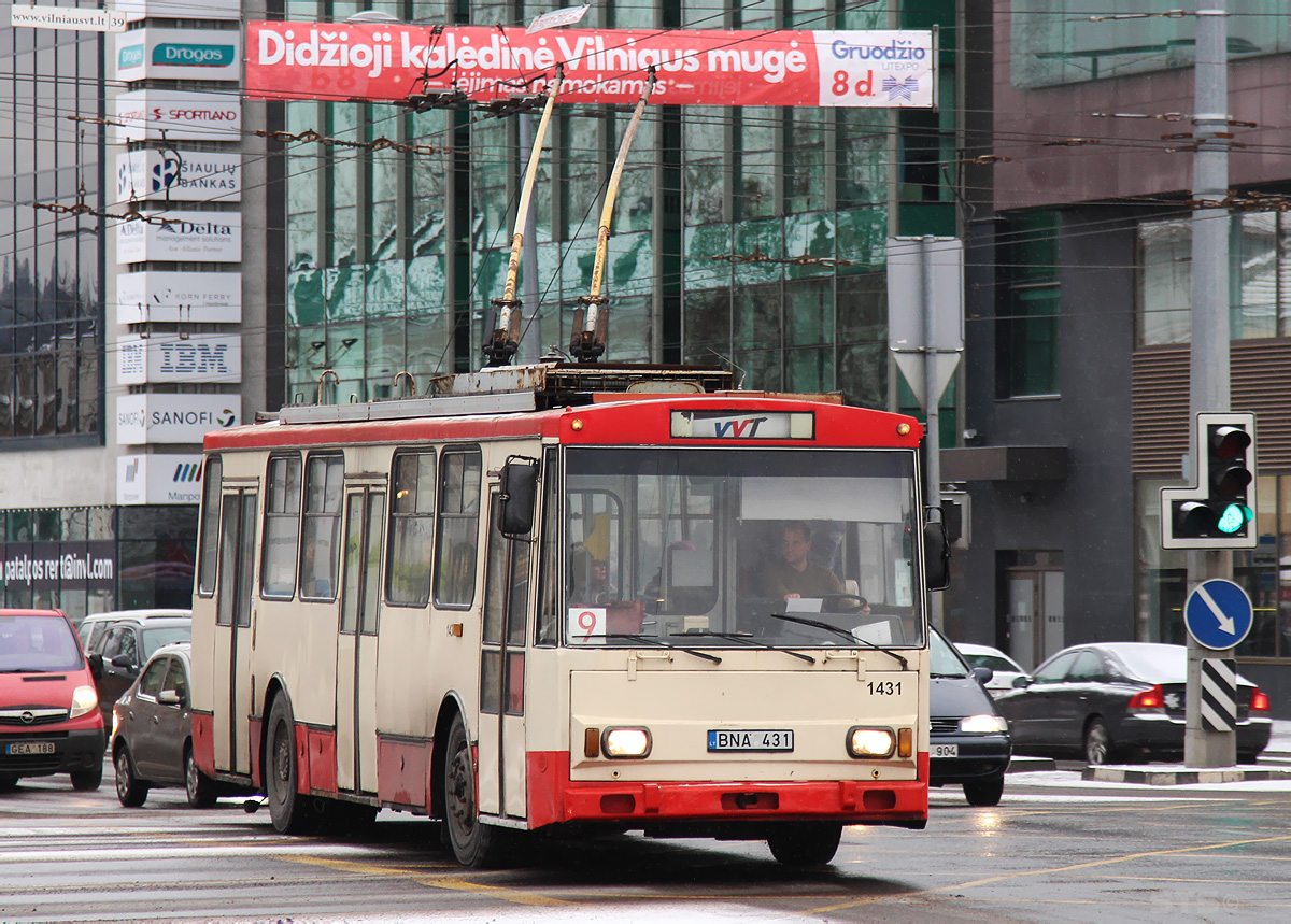 Вильнюс, Škoda 14Tr07 № 1431