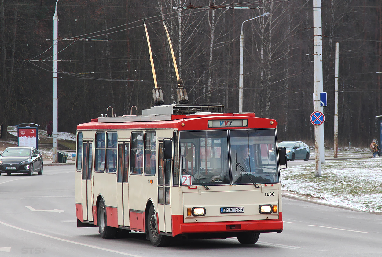 Вильнюс, Škoda 14Tr13/6 № 1636