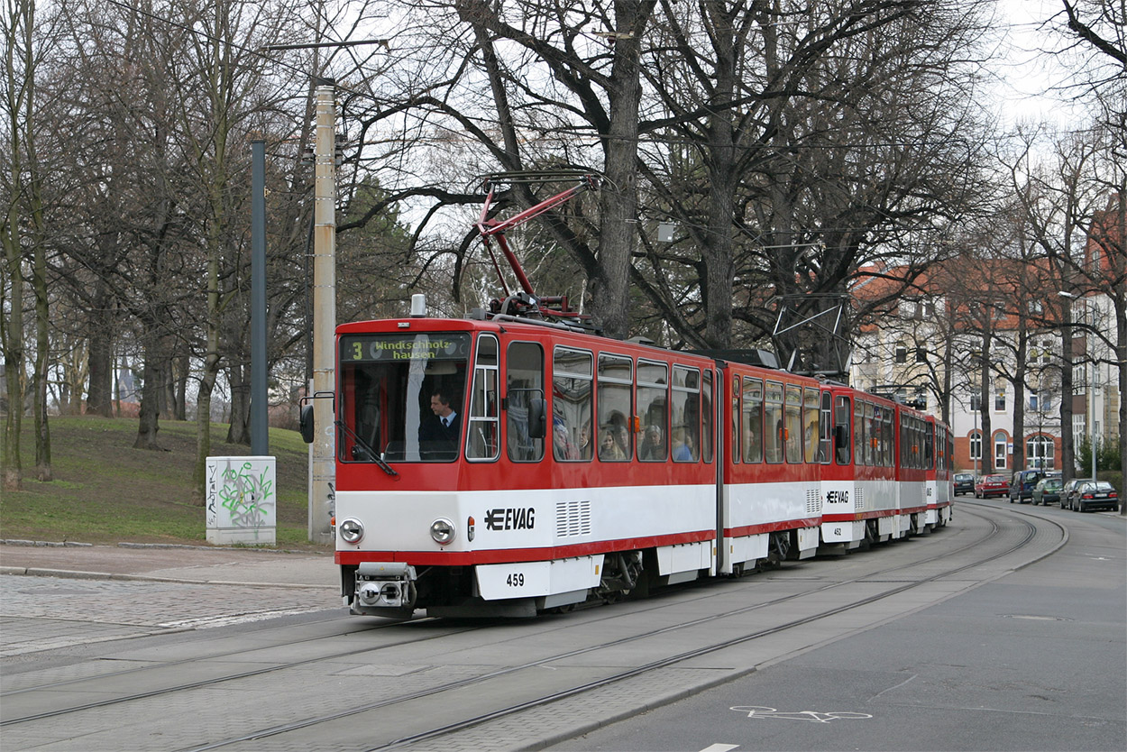 Эрфурт, Tatra KT4D № 459; Эрфурт — Тройники Tatra KT4D+KT4D+KT4D