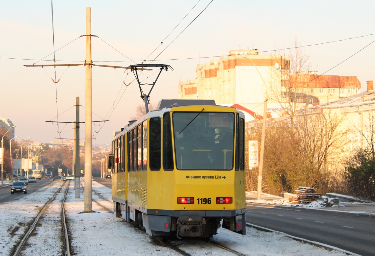 Львов, Tatra KT4DM № 1196