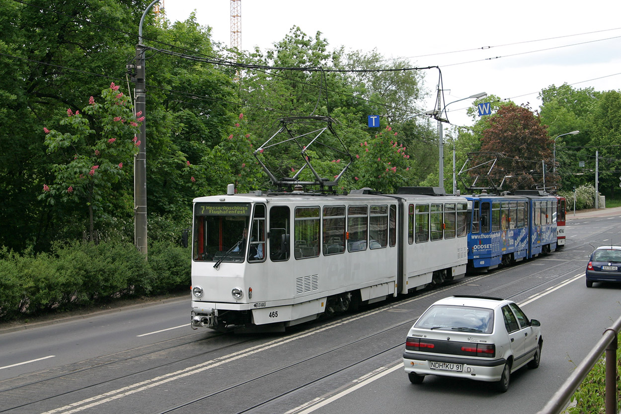 Эрфурт, Tatra KT4D № 465; Эрфурт — Тройники Tatra KT4D+KT4D+KT4D