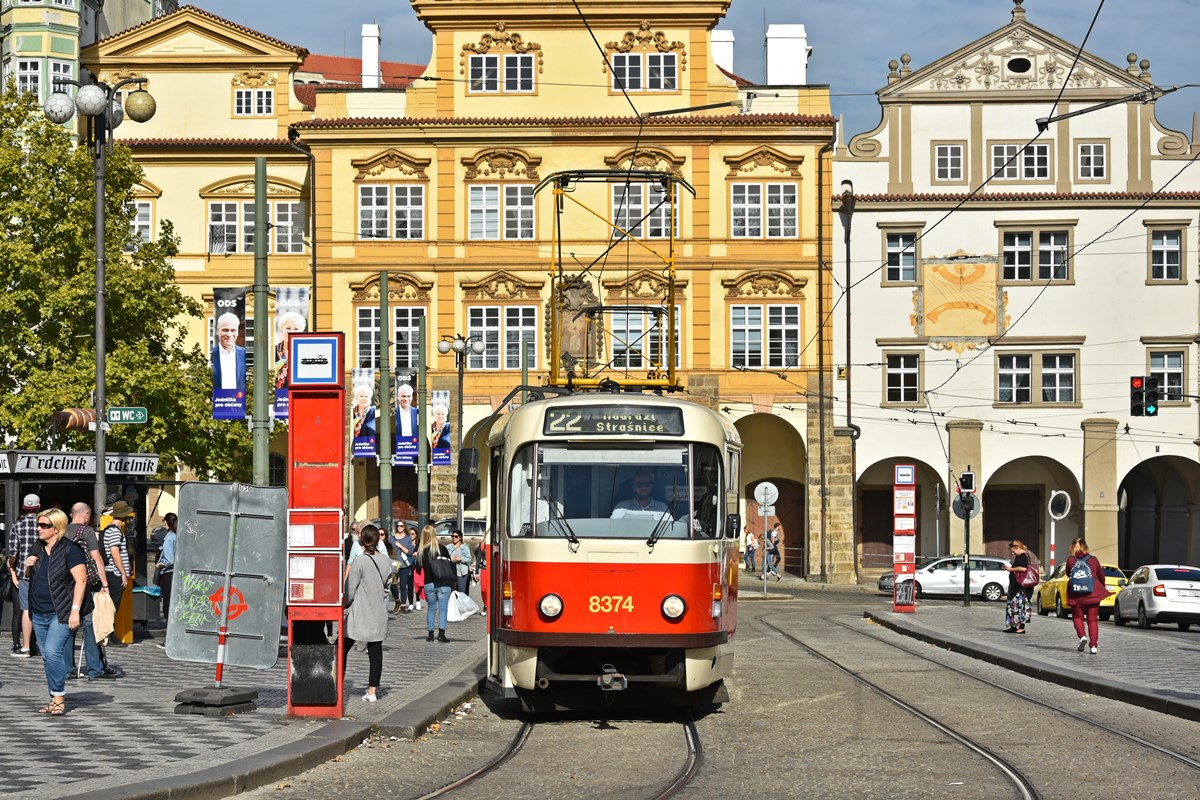 Прага, Tatra T3R.P № 8374