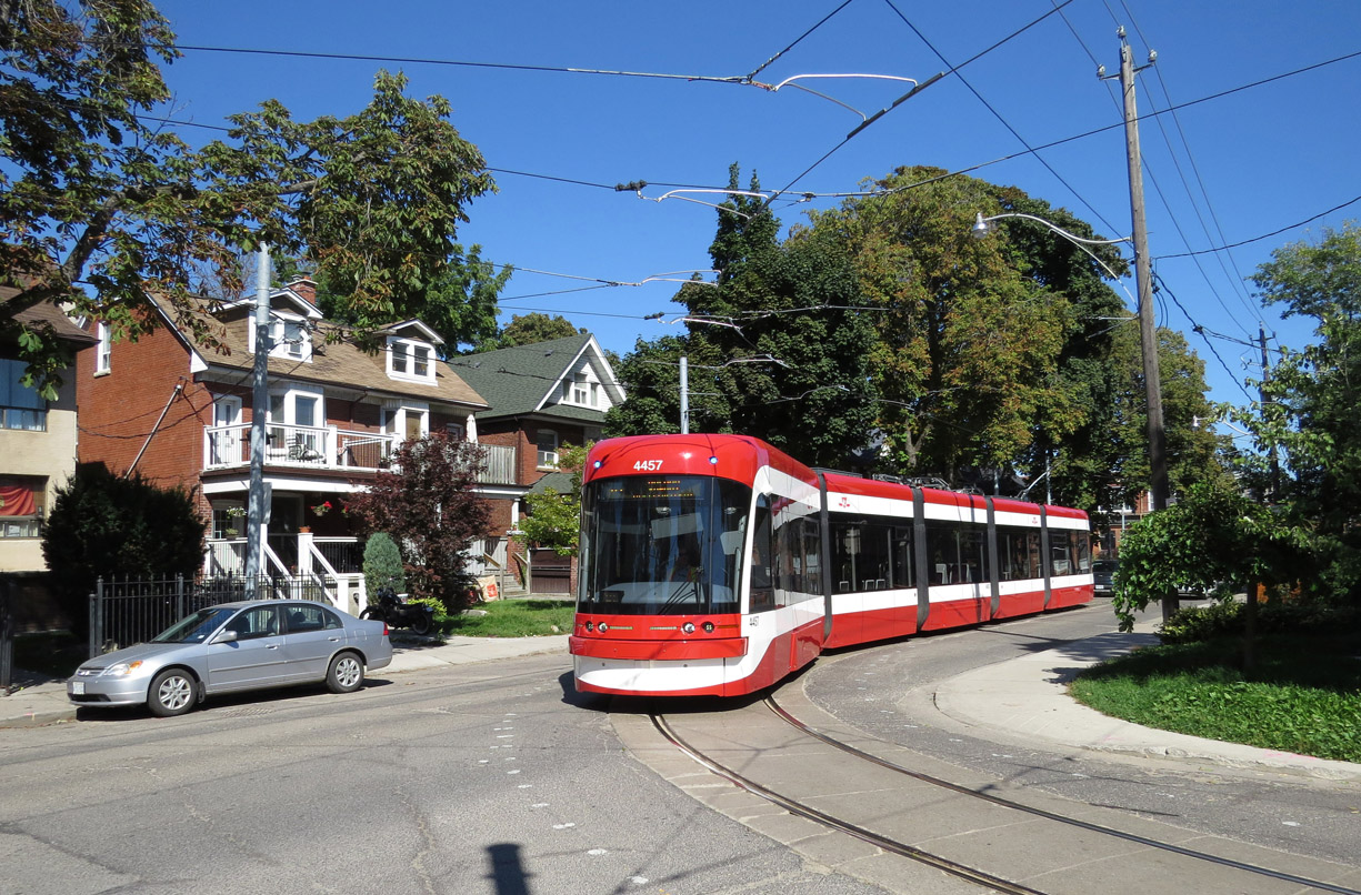 Toronto, Bombardier Flexity Toronto N°. 4457