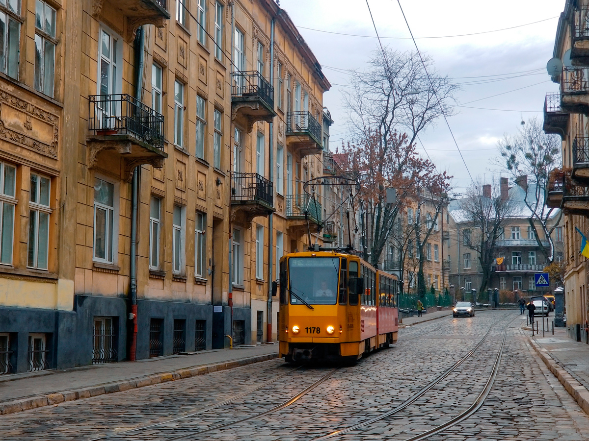 Львов, Tatra KT4D № 1178