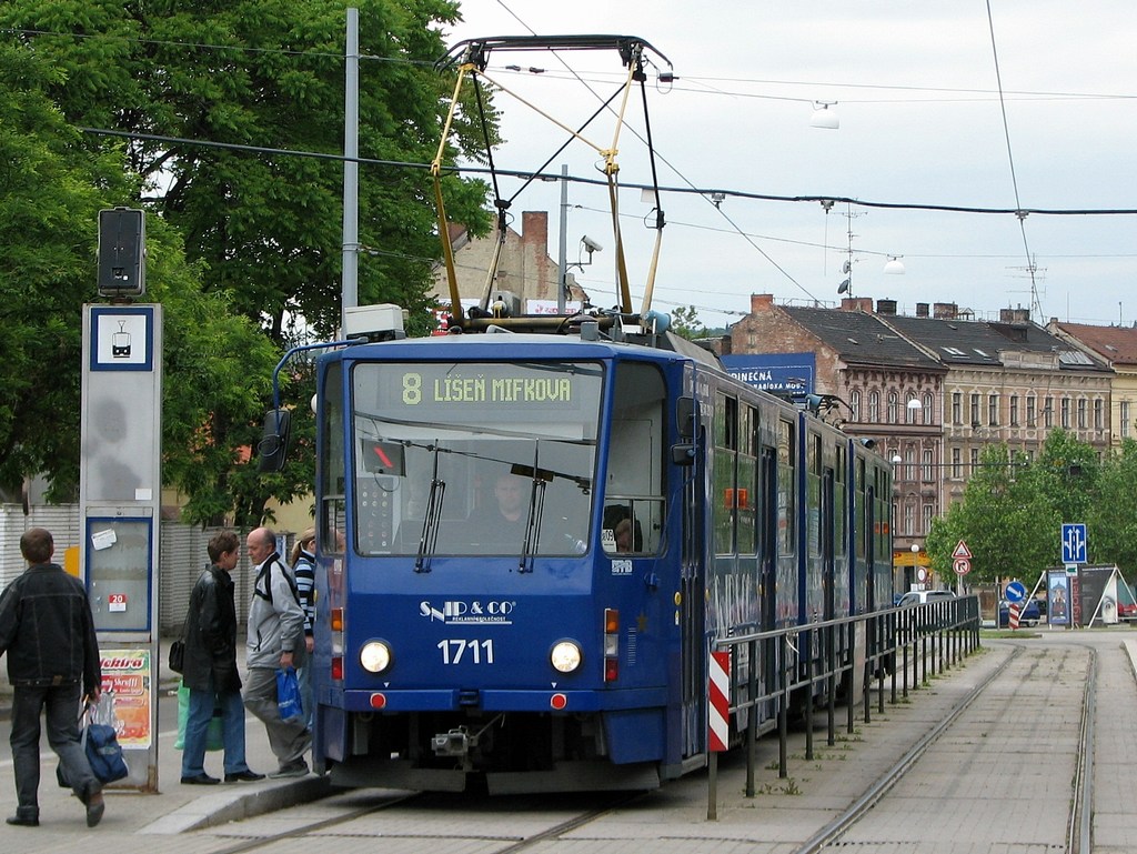 Брно, Tatra KT8D5 № 1711