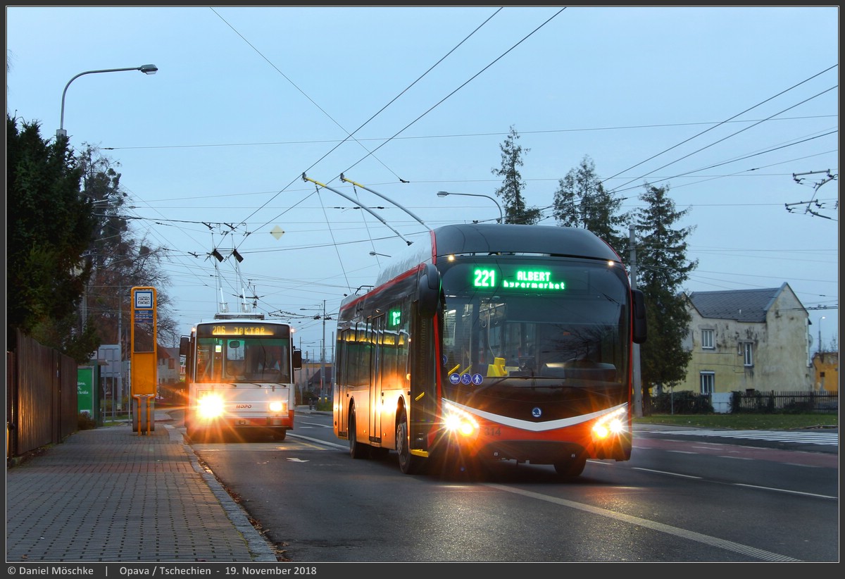 Опава, Škoda 32Tr SOR № 314