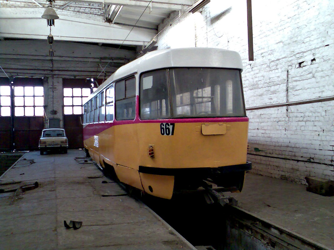 Каменское, Tatra T3SU № 667