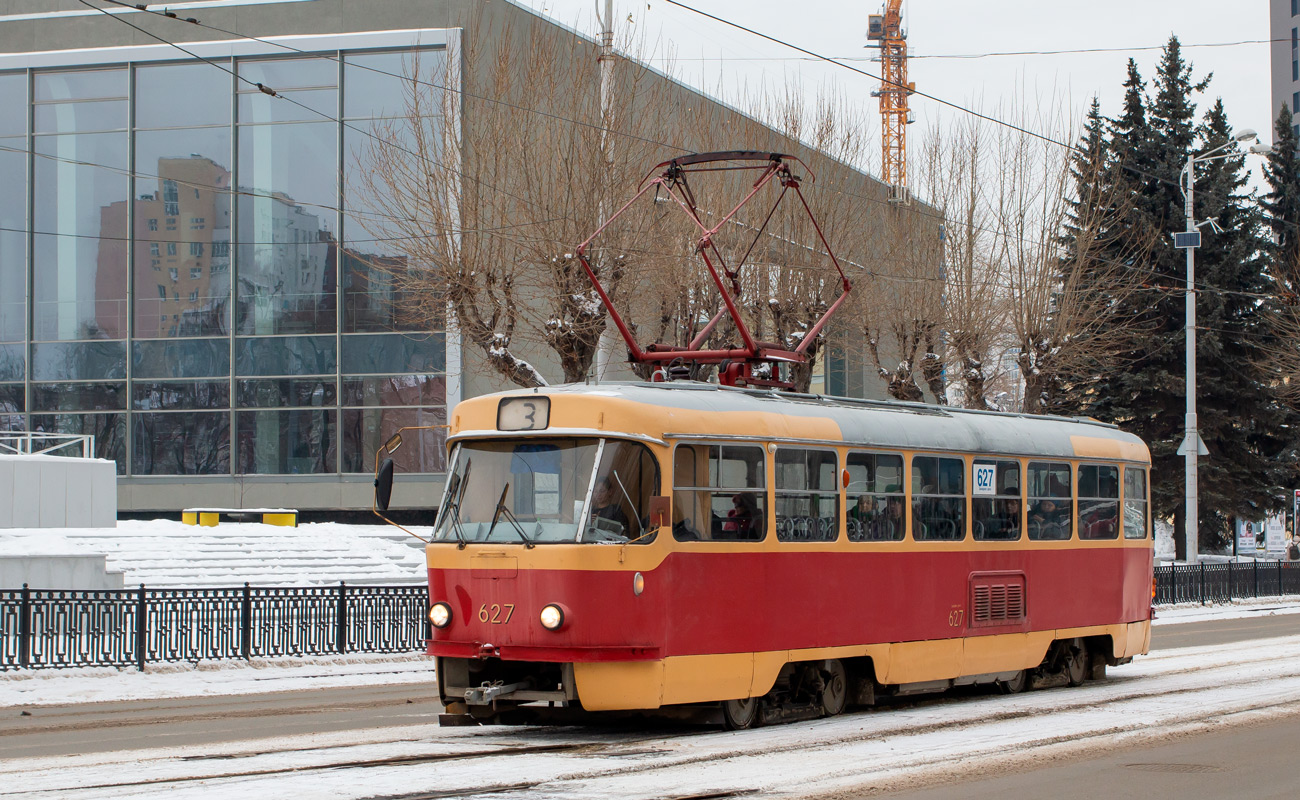 Екатеринбург, Tatra T3SU (двухдверная) № 627