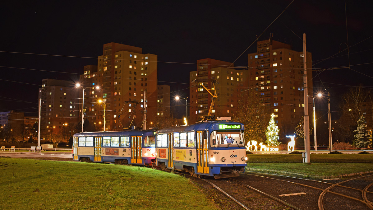 Острава, Tatra T3G № 1017; Острава, Tatra T3G № 1029