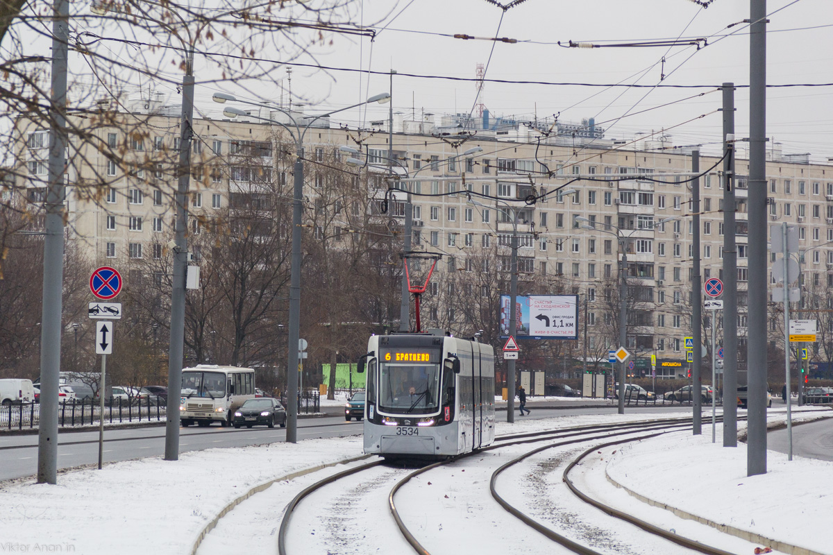 Москва, 71-414 (Pesa Fokstrot) № 3534