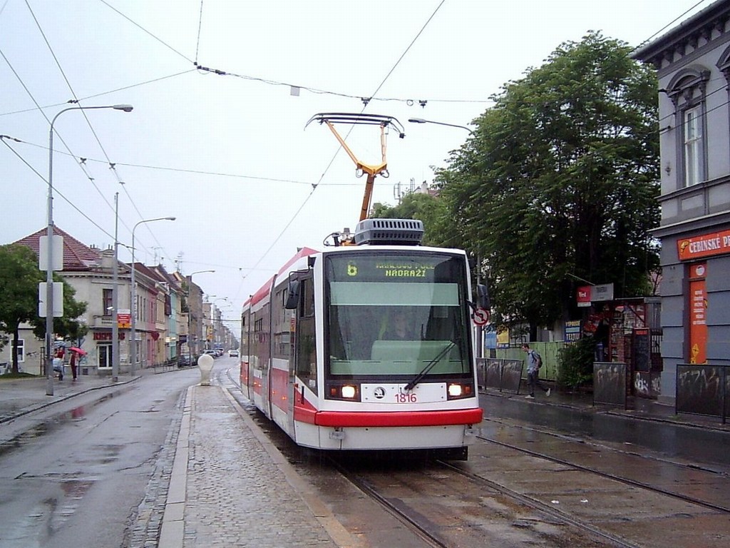 Брно, Škoda 03T6 Anitra № 1816