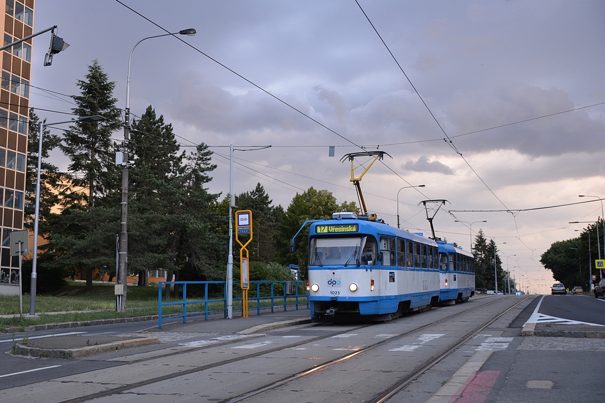 Острава, Tatra T3R.P № 1025