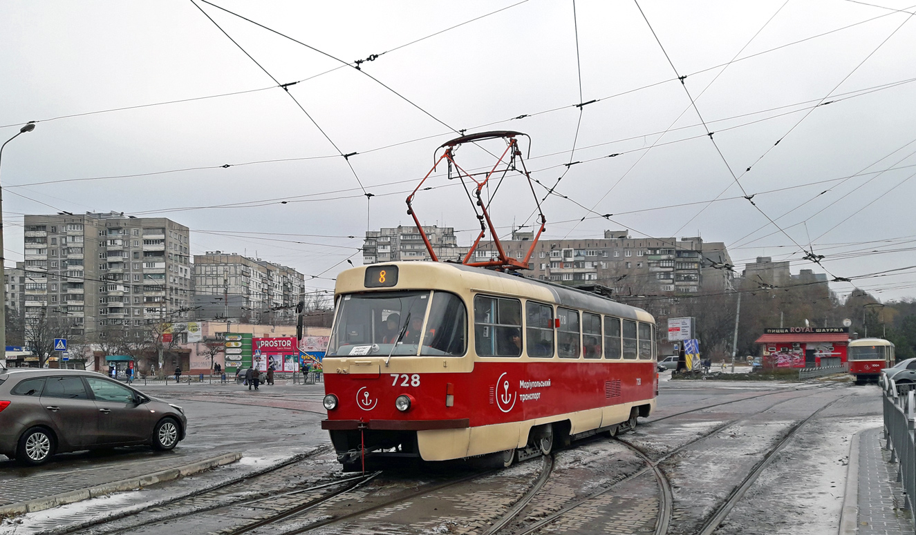 Мариуполь, Tatra T3A № 728