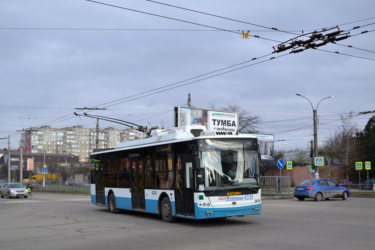 Крымский троллейбус, Богдан Т70110 № 4339
